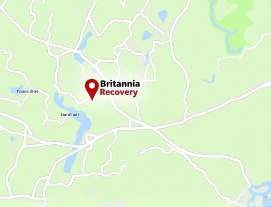 Map location of Britannia Recovery, Manchester